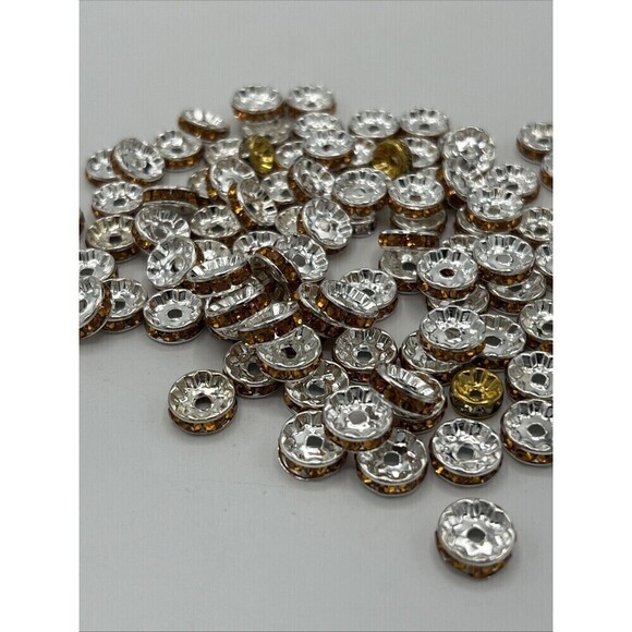 Bracelet Bead Spacers Large Lot - Picture 2 of 4